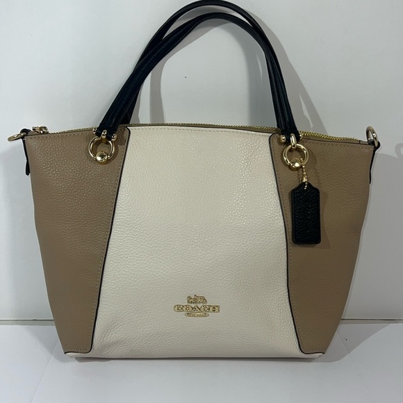 Coach Handbags - Coach Kacey Crossbody Bag Gold Hardware and Colorblock Satchel